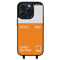 Polaroid x Topologie Bump Phone Case / Matte Black / Color Go Film Tangerine
