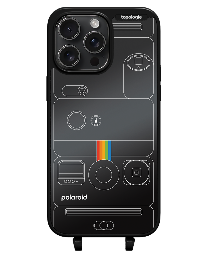 Polaroid x Topologie Bump Phone Case / Matte Black / Black Mirror / Camera Black