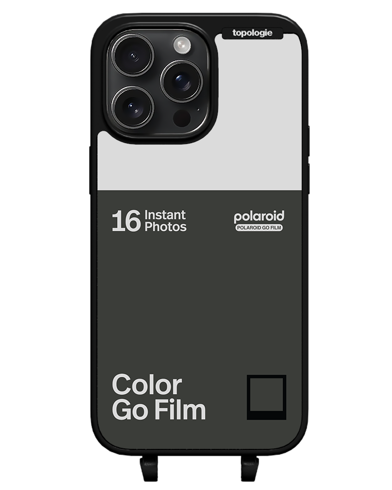 Polaroid x Topologie Bump Phone Case / Matte Black / Color Go Film Black