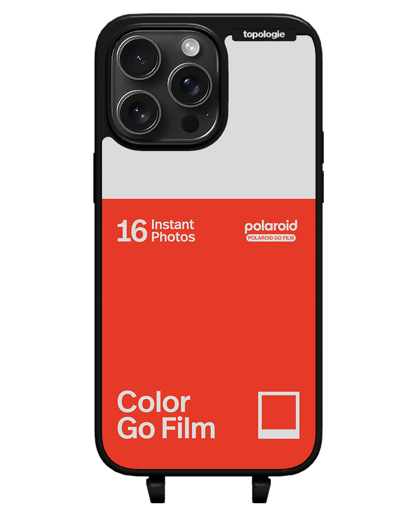 Polaroid x Topologie Bump Phone Case / Matte Black / Color Go Film Chili