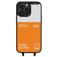 Polaroid x Topologie Bump Phone Case / Matte Black / Color Go Film Tangerine