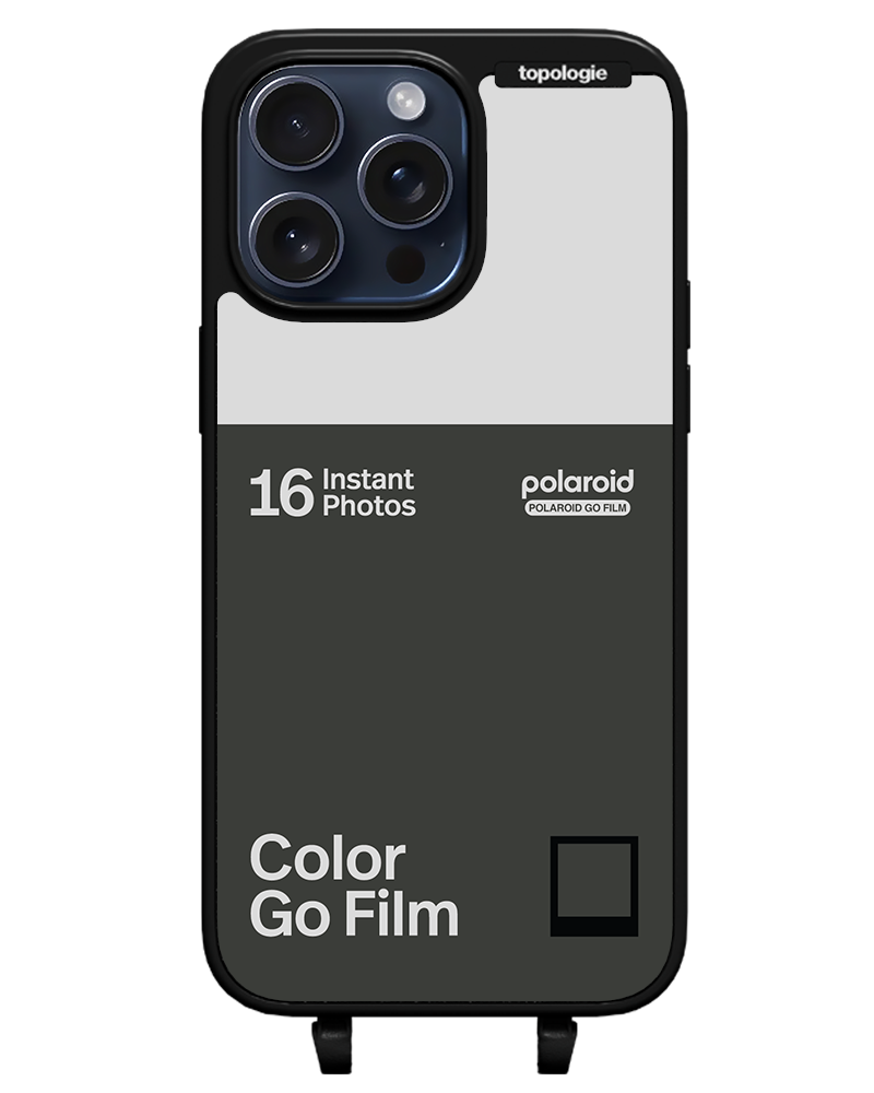 Polaroid x Topologie Bump Phone Case / Matte Black / Color Go Film Black