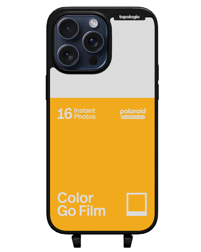Polaroid x Topologie Bump Phone Case / Matte Black / Color Go Film Sunset