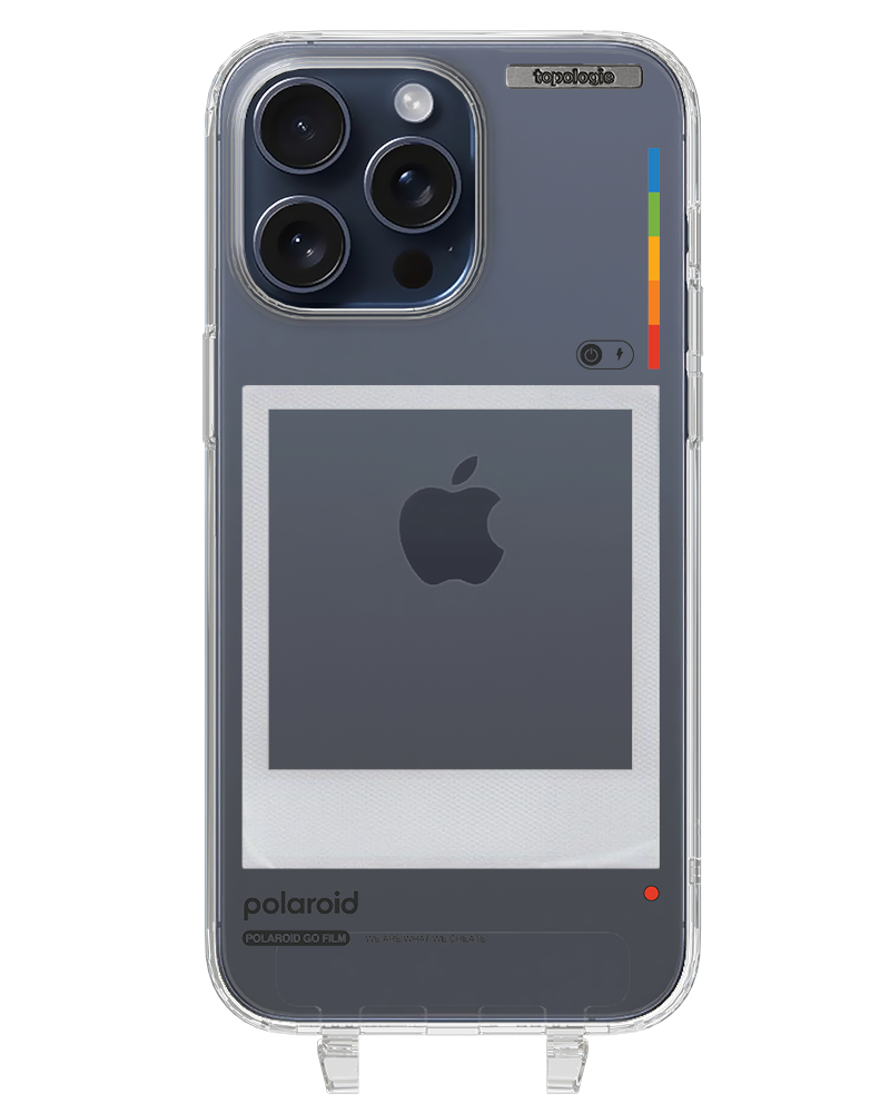 Polaroid x Topologie Bump Phone Case / Clear / Frame Clear