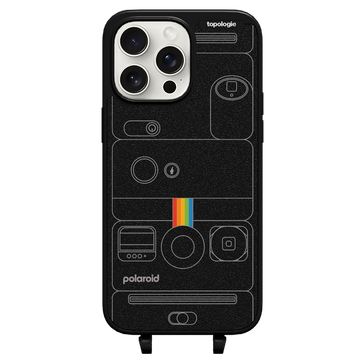 Polaroid x Topologie Bump Phone Case / Matte Black / Camera Black