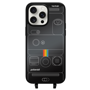 Polaroid x Topologie Bump Phone Case / Matte Black / Black Mirror / Camera Black