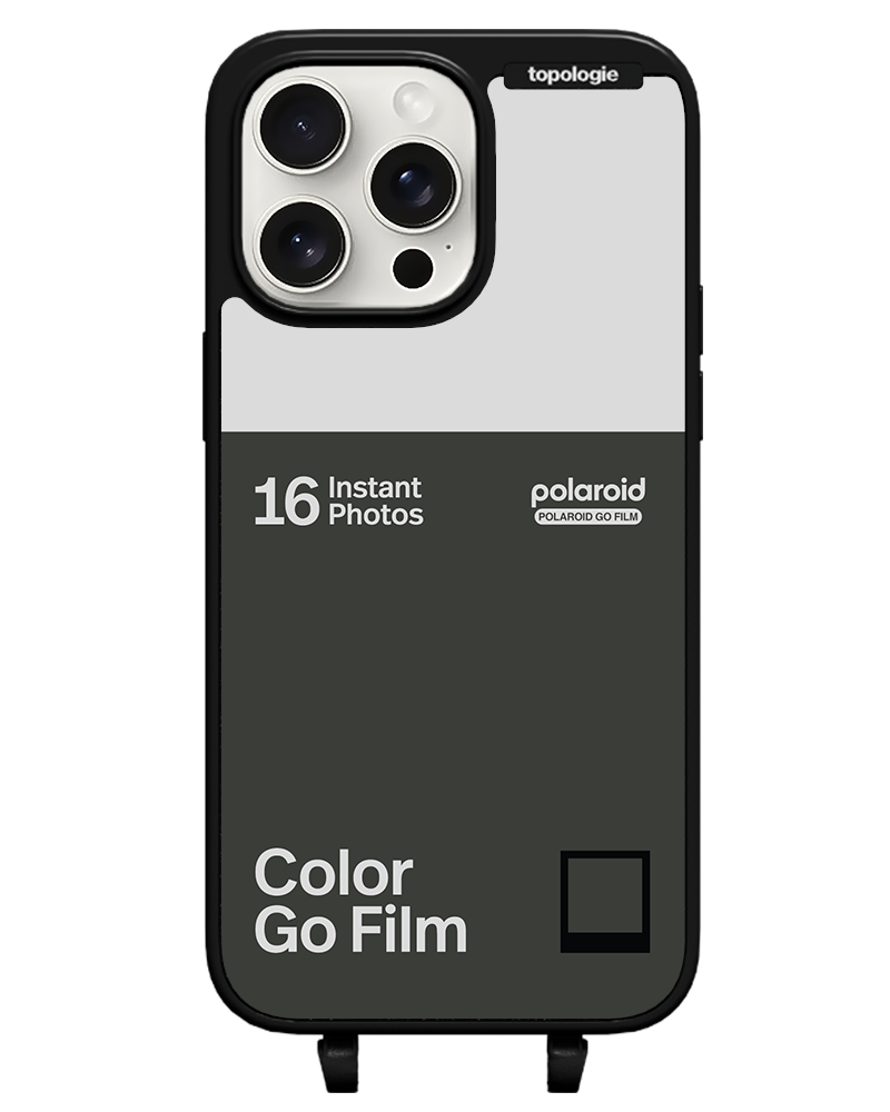 Polaroid x Topologie Bump Phone Case / Matte Black / Color Go Film Black