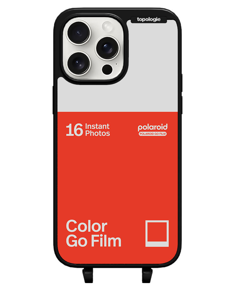 Polaroid x Topologie Bump Phone Case / Matte Black / Color Go Film Chili