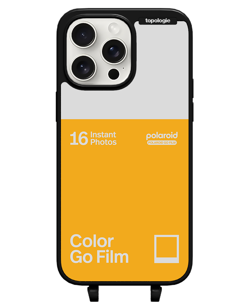 Polaroid x Topologie Bump Phone Case / Matte Black / Color Go Film Sunset