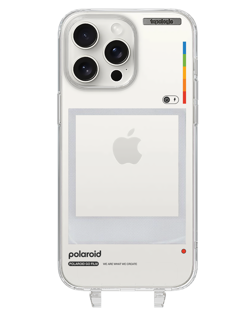 Polaroid x Topologie Bump Phone Case / Clear / Frame Clear