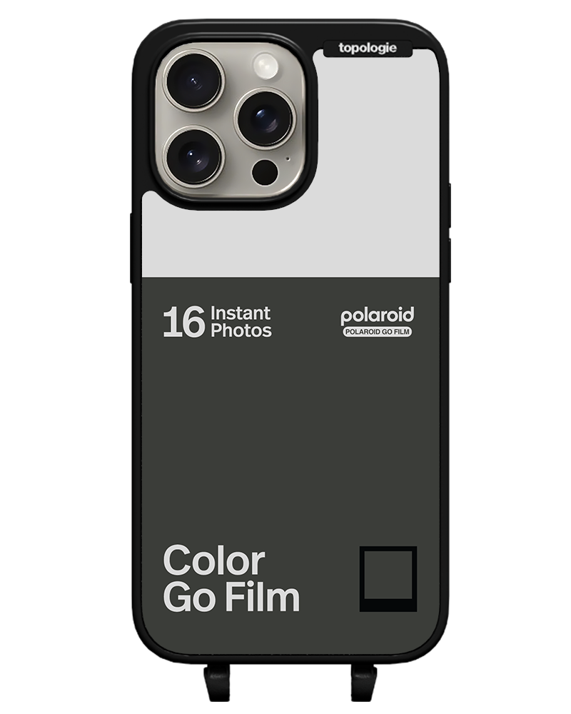 Polaroid x Topologie Bump Phone Case / Matte Black / Color Go Film Black