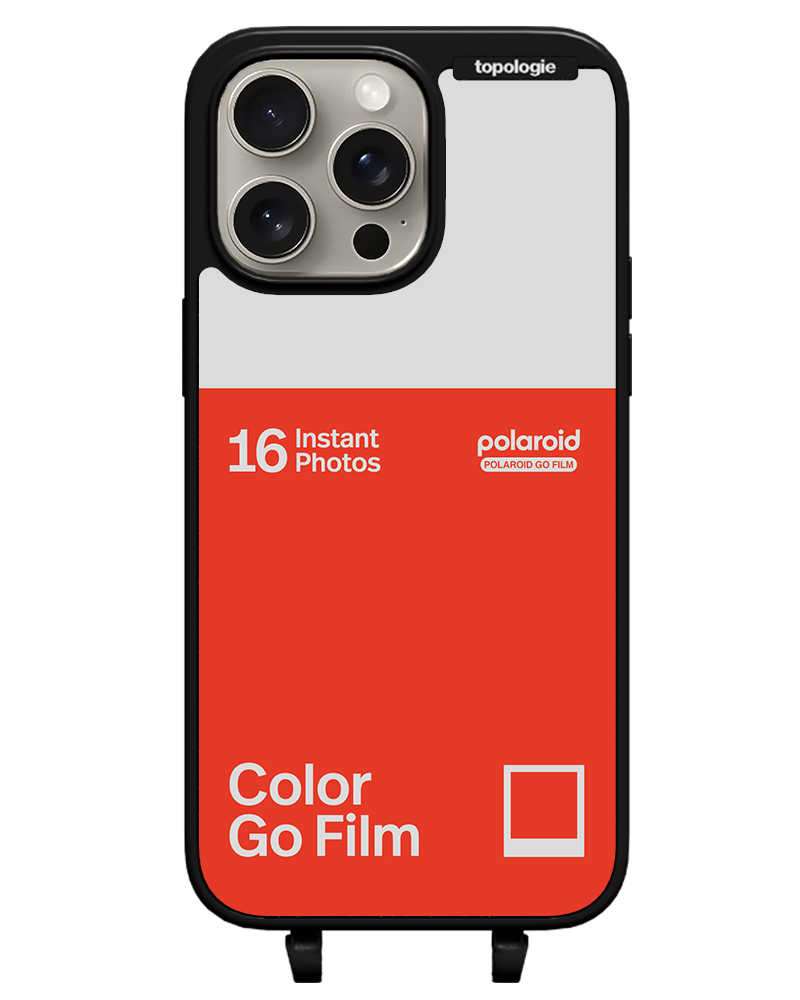 Polaroid x Topologie Bump Phone Case / Matte Black / Color Go Film Chili