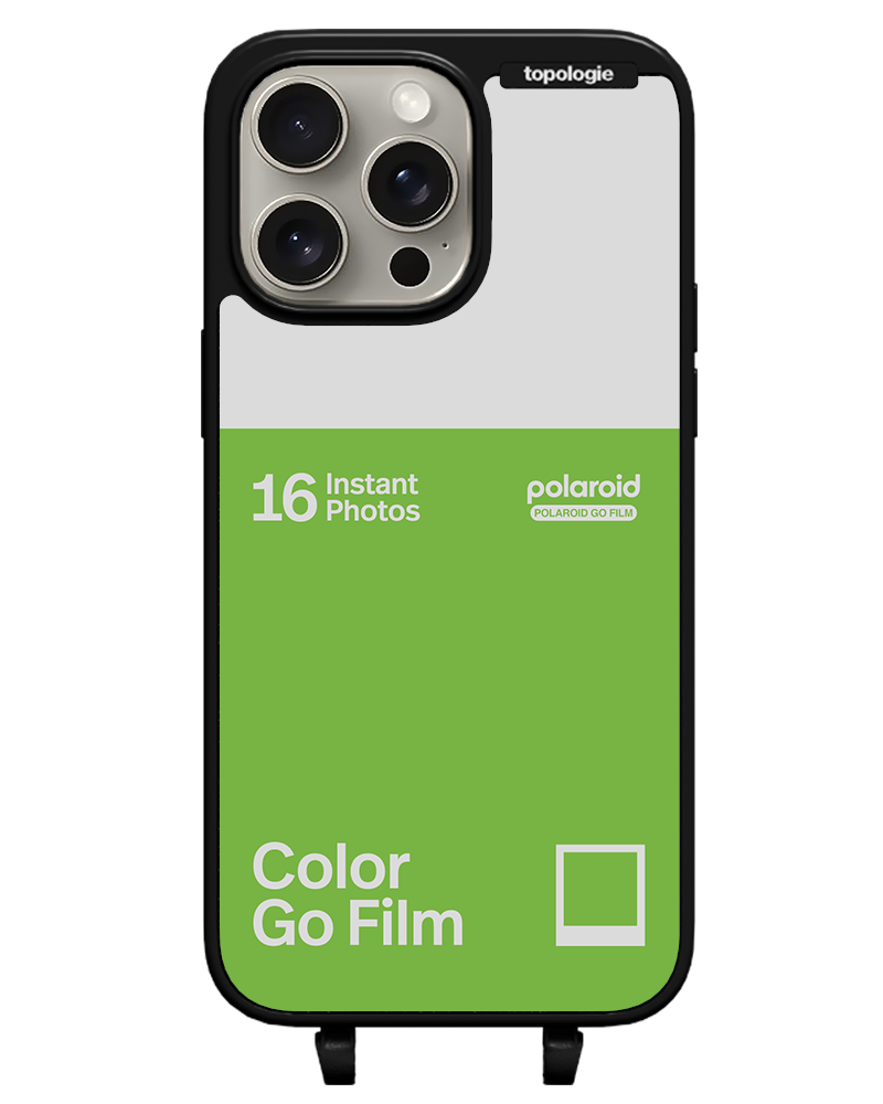 Polaroid x Topologie Bump Phone Case / Matte Black / Color Go Film Spring