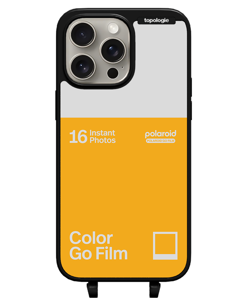 Polaroid x Topologie Bump Phone Case / Matte Black / Color Go Film Sunset