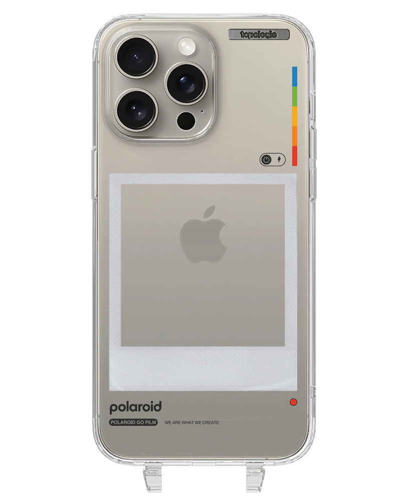 Polaroid x Topologie Bump Phone Case / Clear / Frame Clear