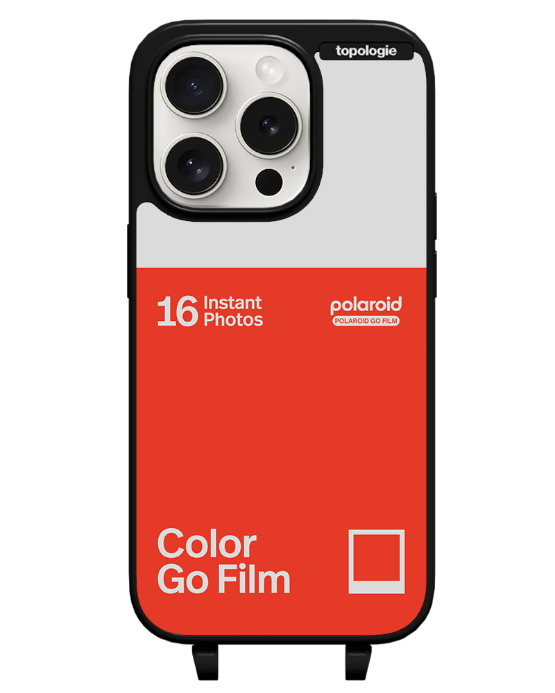 Polaroid x Topologie Bump Phone Case / Matte Black / Color Go Film Chili