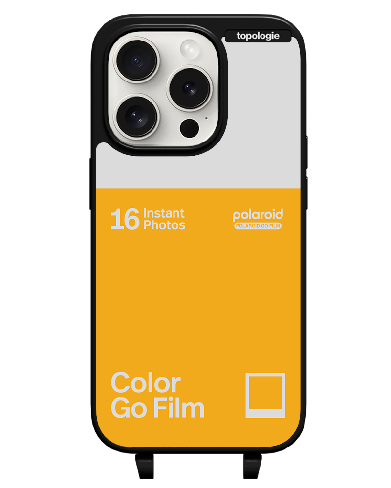 Polaroid x Topologie Bump Phone Case / Matte Black / Color Go Film Sunset