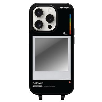 Polaroid x Topologie Bump Phone Case / Matte Black / Silver Mirror / Frame Black