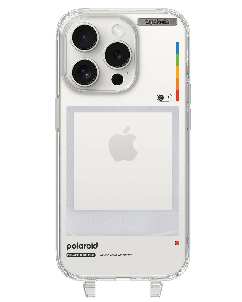 Polaroid x Topologie Bump Phone Case / Clear / Frame Clear