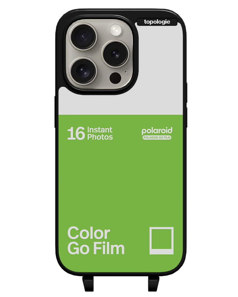 Polaroid x Topologie Bump Phone Case / Matte Black / Color Go Film Spring
