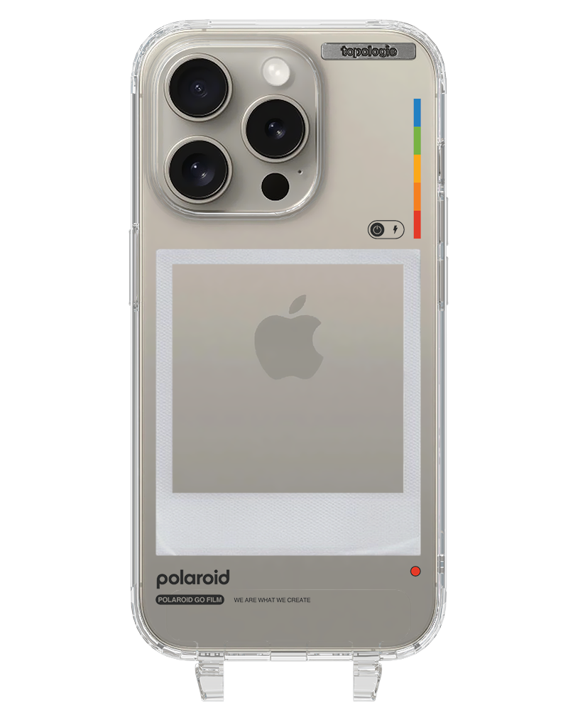 Polaroid x Topologie Bump Phone Case / Clear / Frame Clear