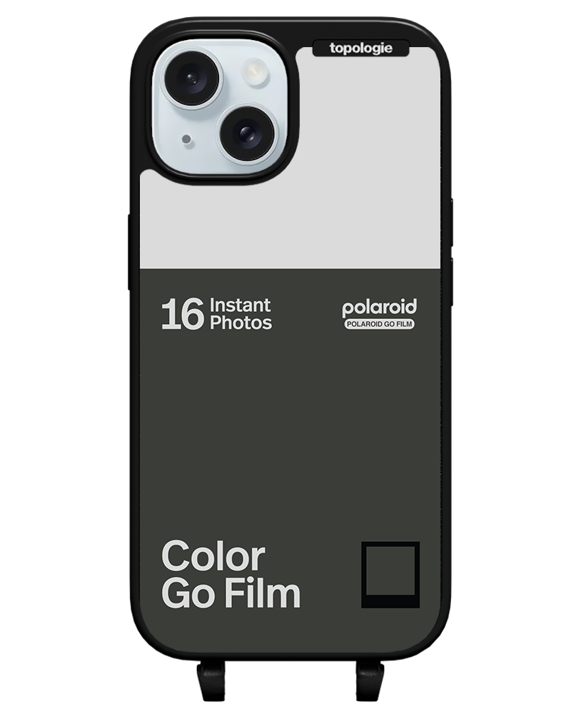 Polaroid x Topologie Bump Phone Case / Matte Black / Color Go Film Black