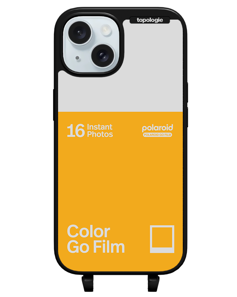 Polaroid x Topologie Bump Phone Case / Matte Black / Color Go Film Sunset