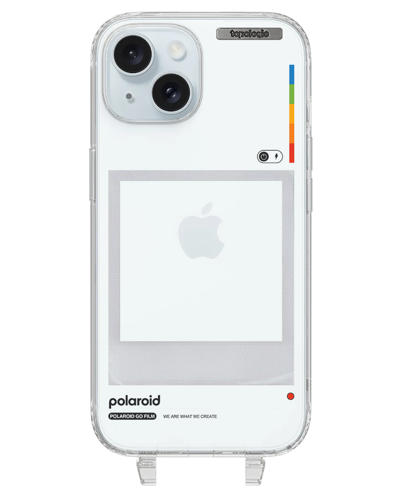Polaroid x Topologie Bump Phone Case / Clear / Frame Clear