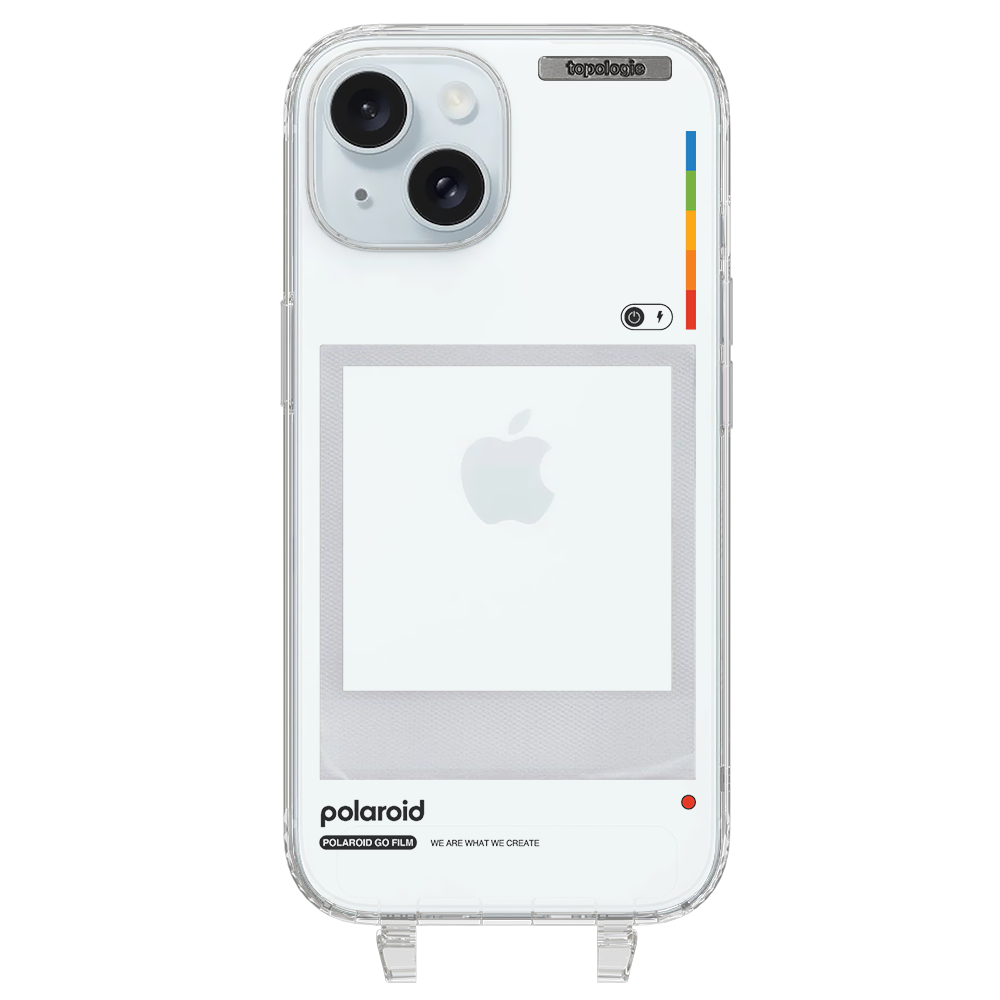 Polaroid x Topologie Bump Phone Case / Clear / Frame Clear