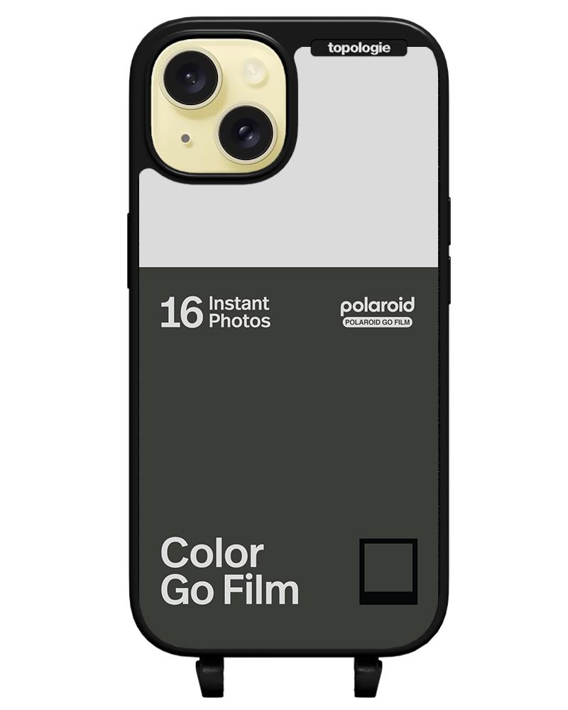 Polaroid x Topologie Bump Phone Case / Matte Black / Color Go Film Black