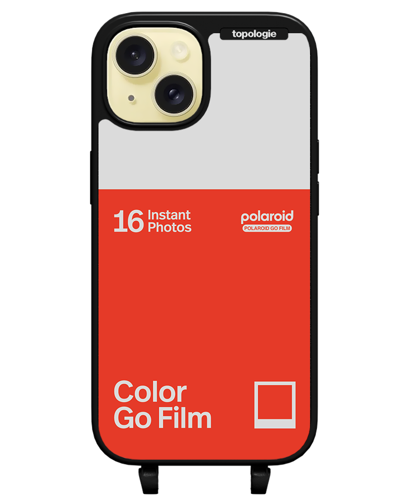 Polaroid x Topologie Bump Phone Case / Matte Black / Color Go Film Chili