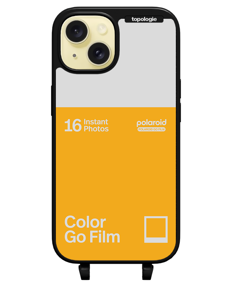 Polaroid x Topologie Bump Phone Case / Matte Black / Color Go Film Sunset