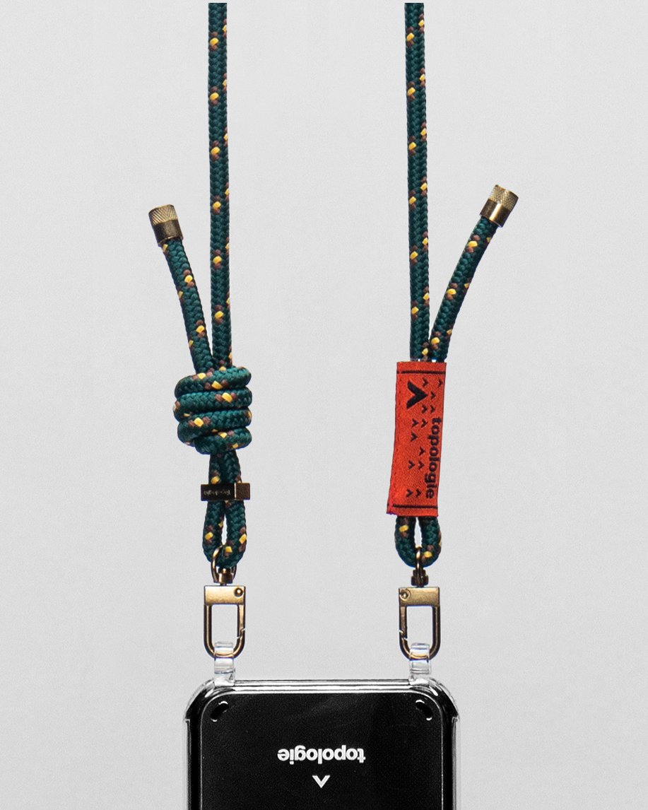 Verdon Phone Case / Clear / 6.0mm Rope / Forest