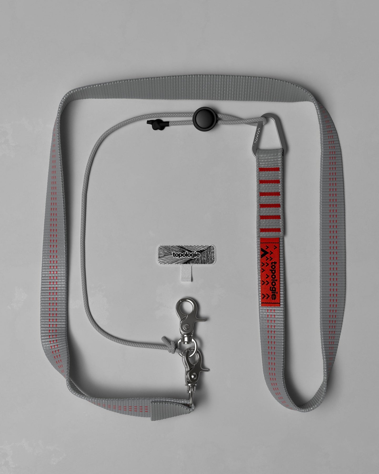 Phone Strap Adapter / 20mm Sling / Grey Stripe