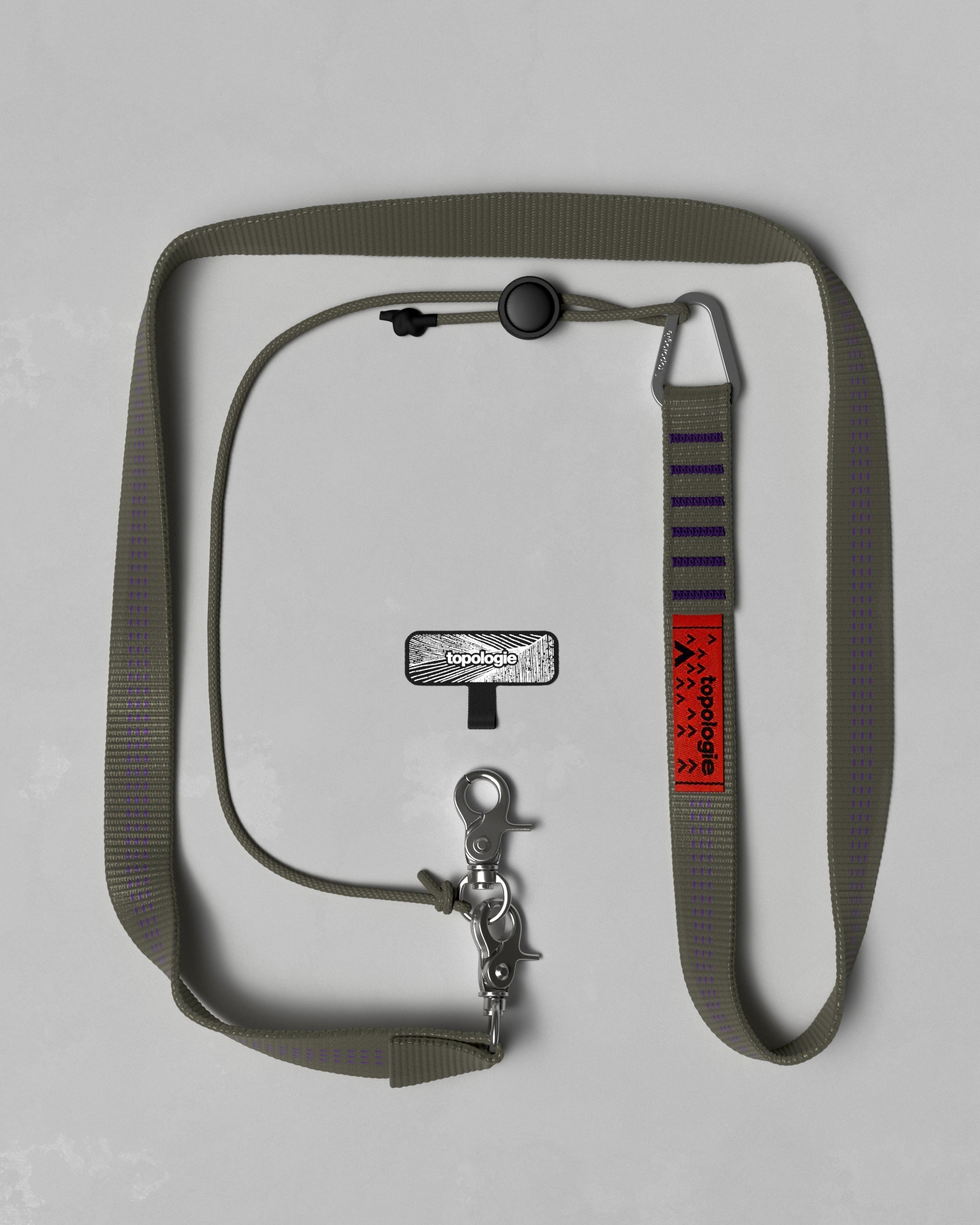 Phone Strap Adapter / 20mm Sling / Moss Stripe