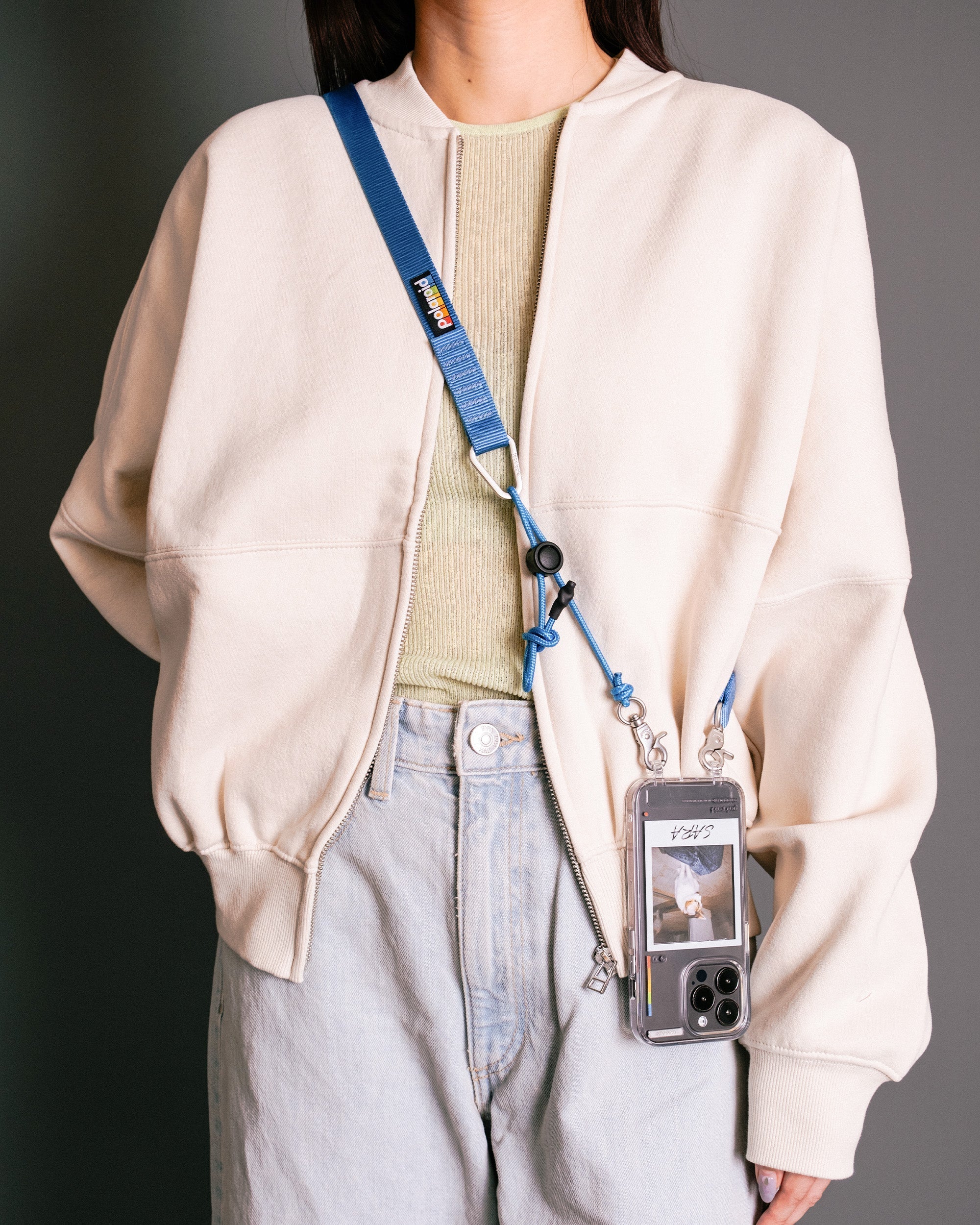 Polaroid x Topologie Bump Phone Case / Matte Black / Silver Mirror / F ...