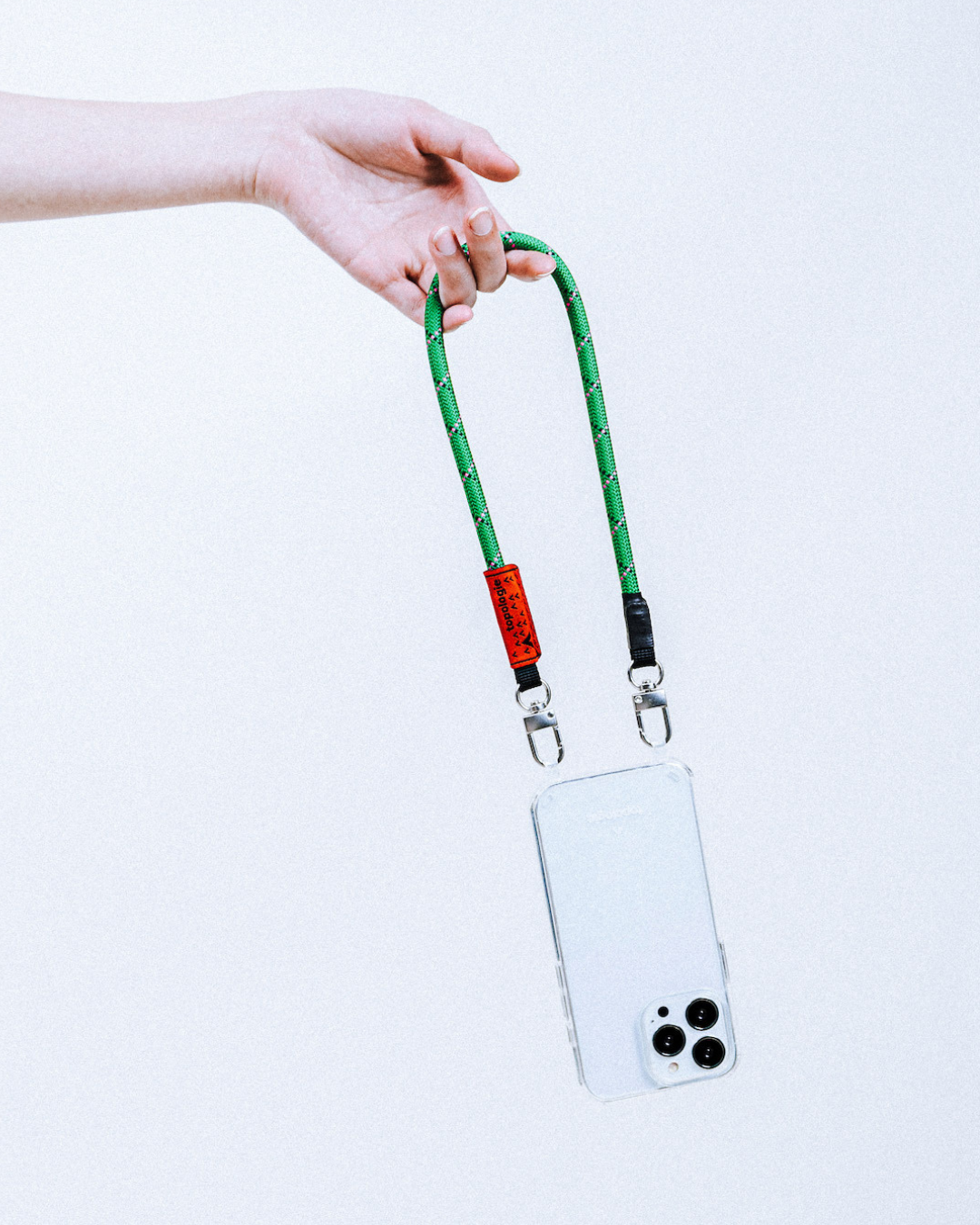 Phone Strap Adapter / 8.0mm Wrist Strap Neon Yellow Reflective