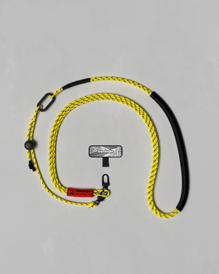 Phone Strap Adapter / 3.0mm Tricord / Yellow Patterned