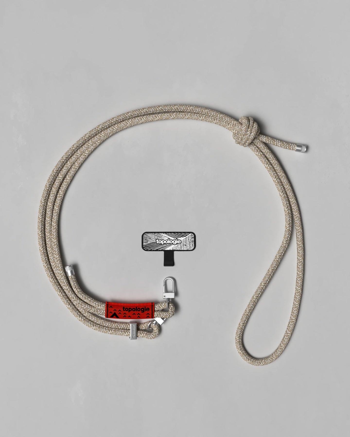 Phone Strap Adapter / 6.0mm Rope / Beige Melange
