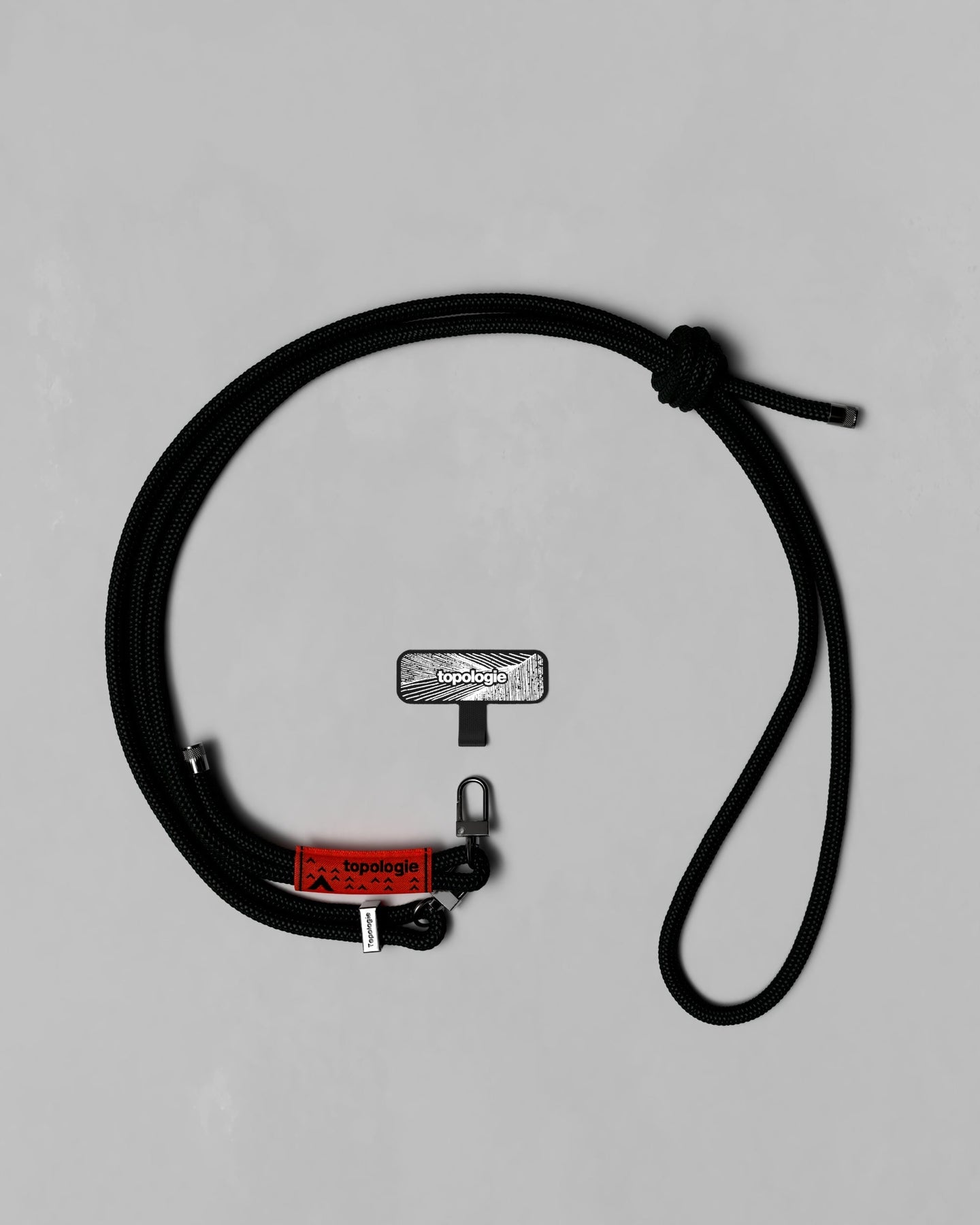 Phone Strap Adapter / 6.0mm Rope / Black Solid