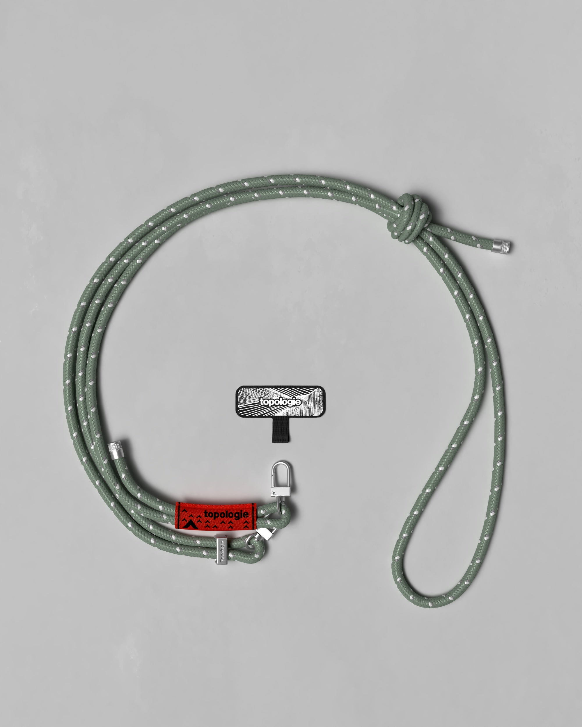 Phone Strap Adapter / 6.0mm Rope / Sage Reflective