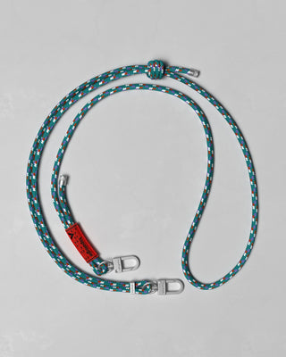 6.0mm Rope Strap / Teal Blue Patterned
