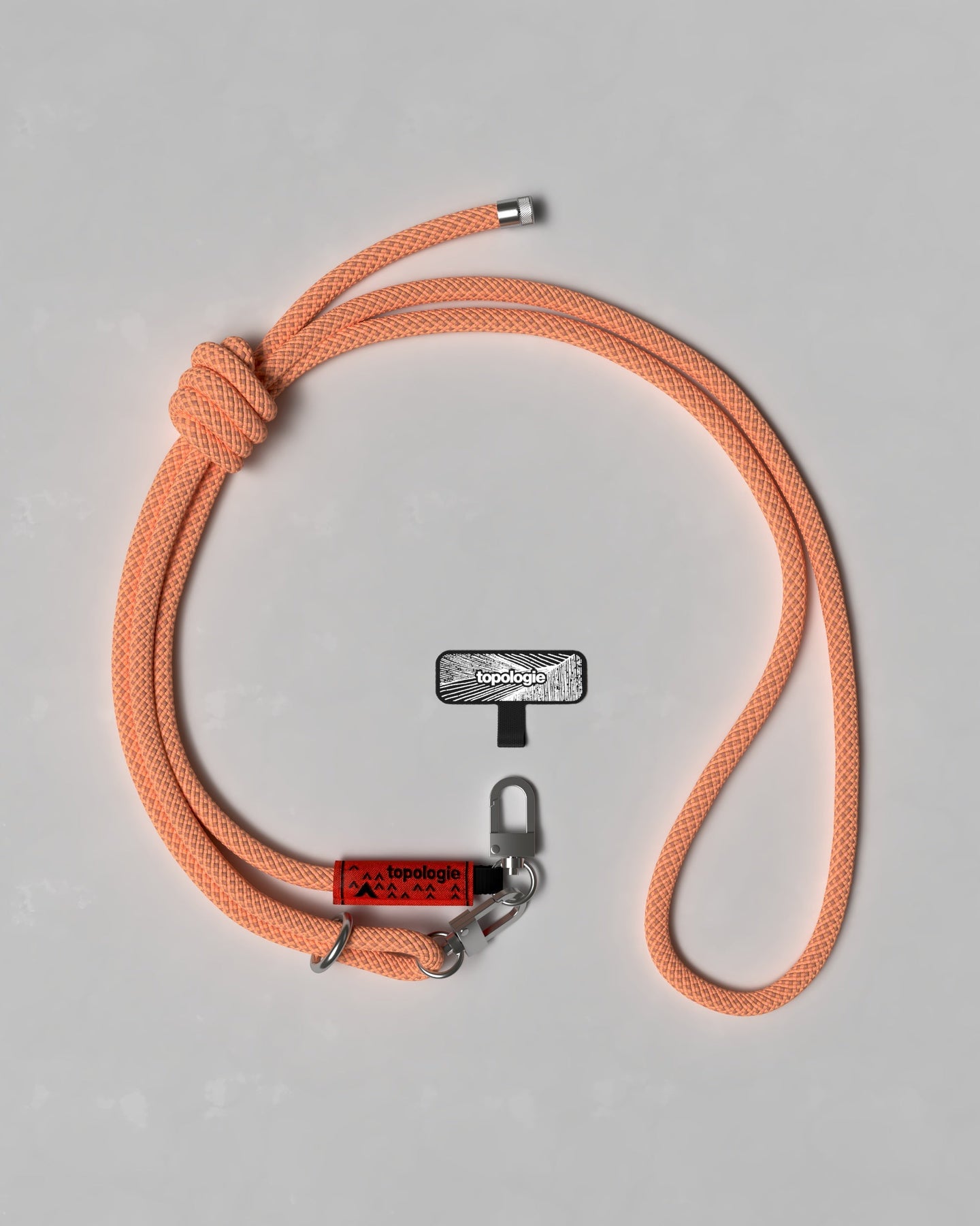 Phone Strap Adapter / 8.0mm Rope / Clay Lattice