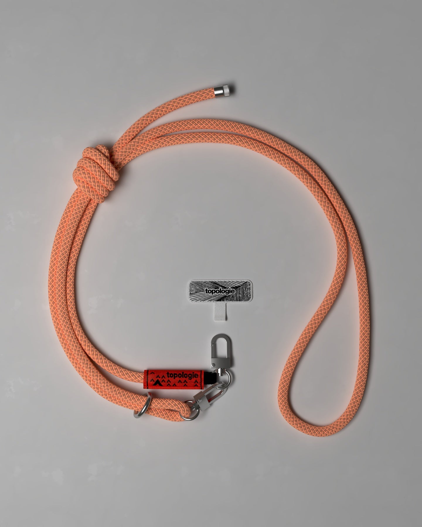 Phone Strap Adapter / 8.0mm Rope / Clay Lattice