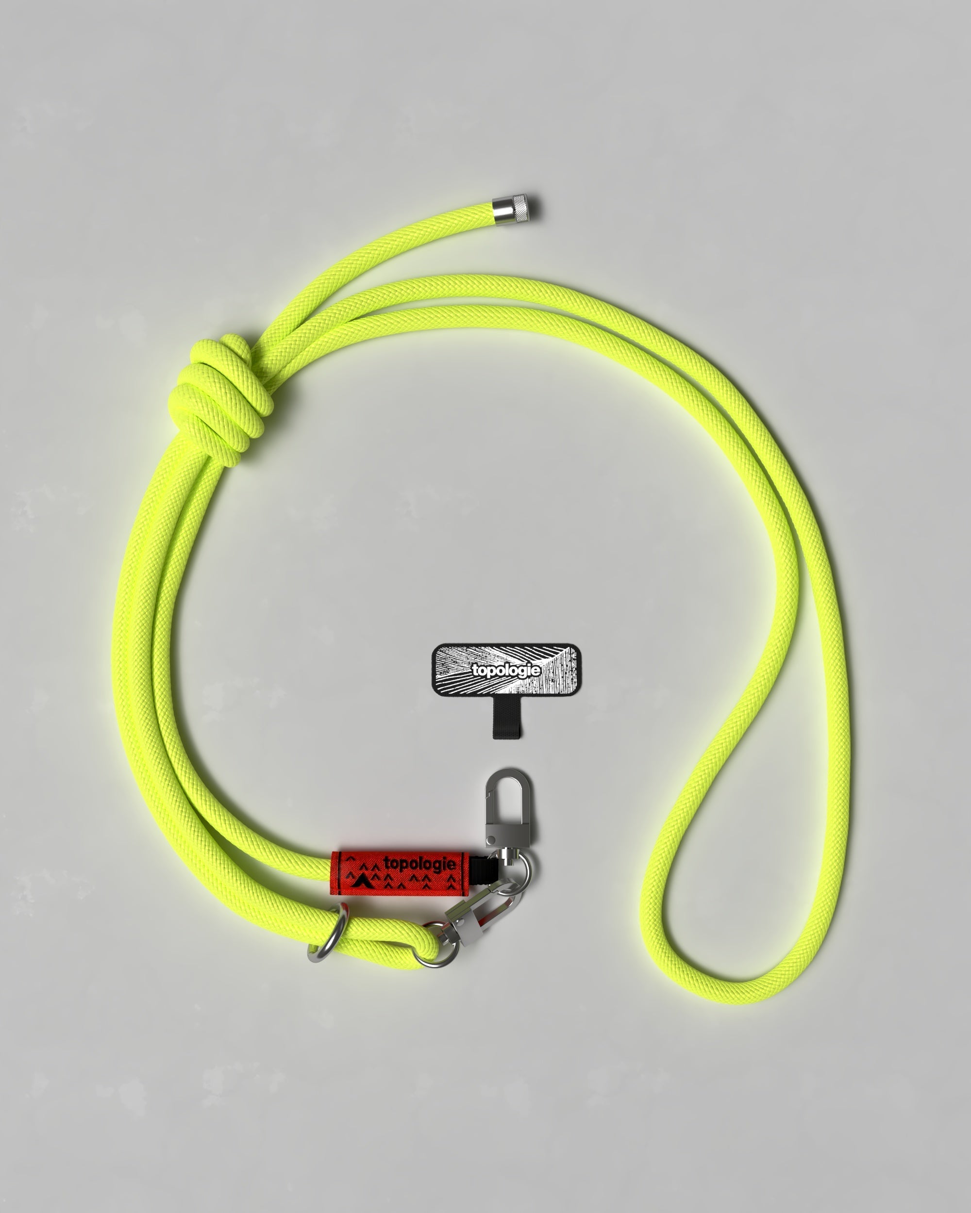 Phone Strap Adapter / 8.0mm Rope / Neon Yellow Solid