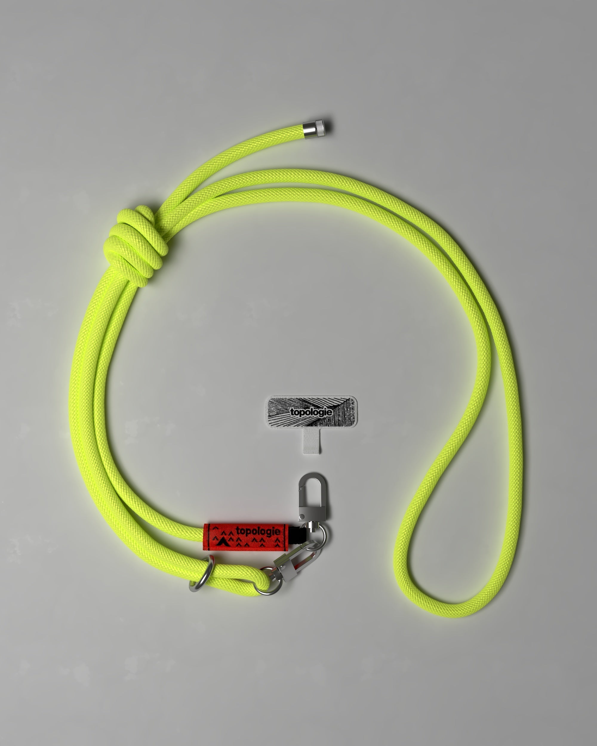 Phone Strap Adapter / 8.0mm Rope / Neon Yellow Solid