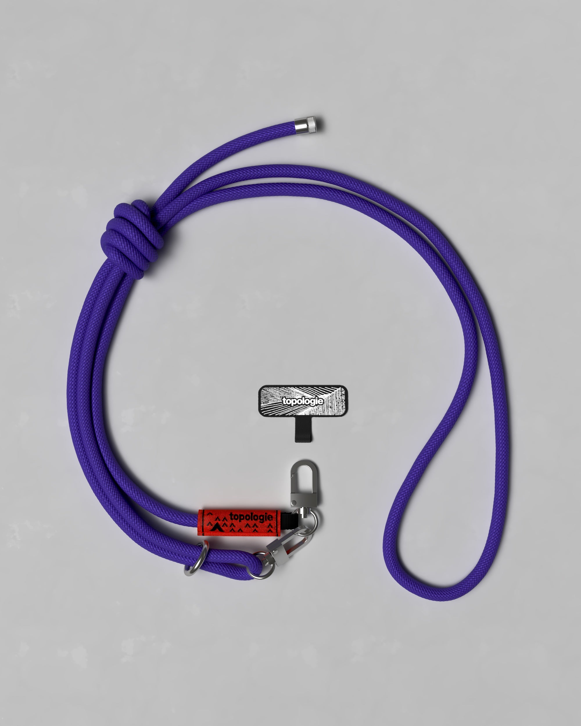 Phone Strap Adapter / 8.0mm Rope / Purple Solid