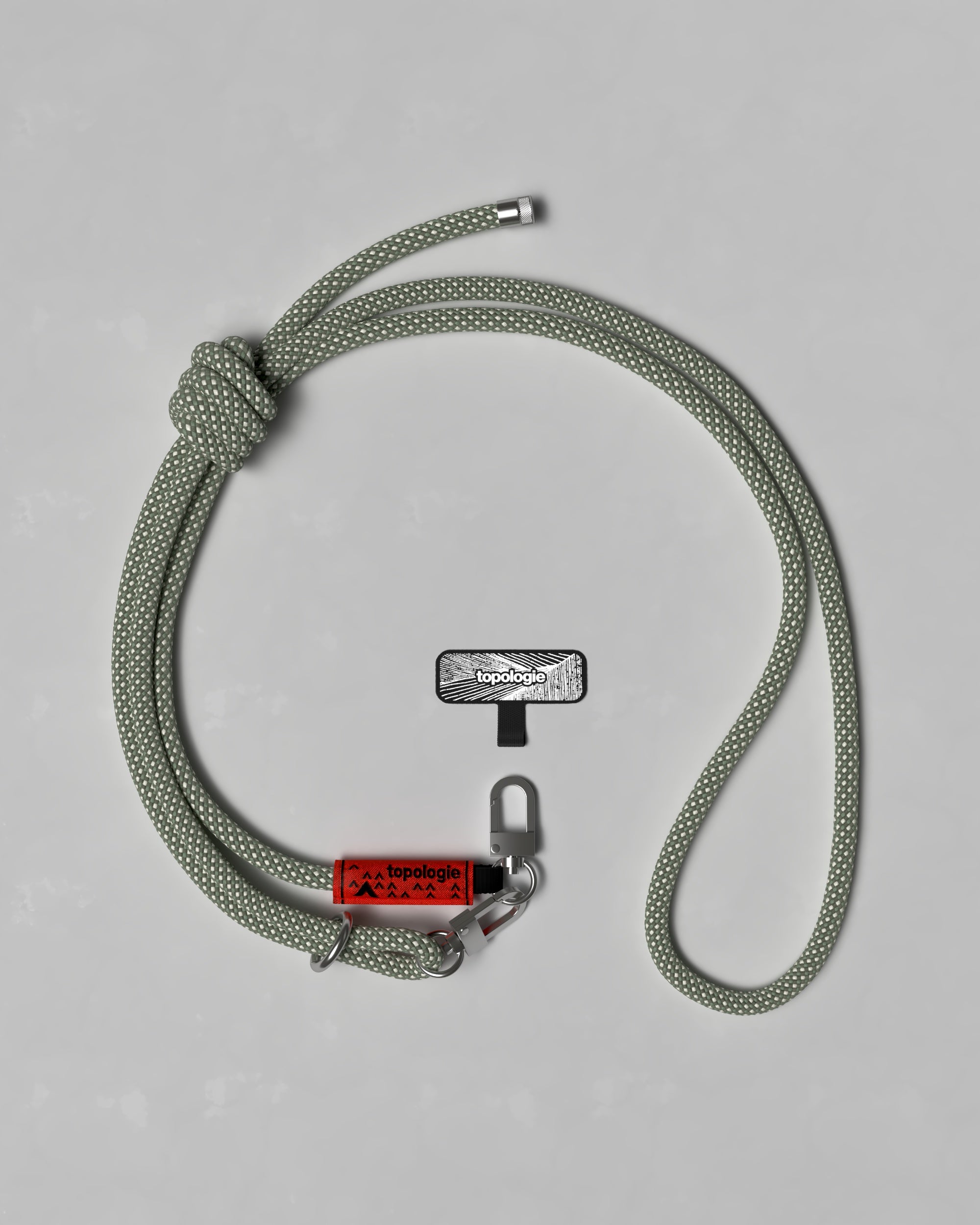 Phone Strap Adapter / 8.0mm Rope / Sage Lattice