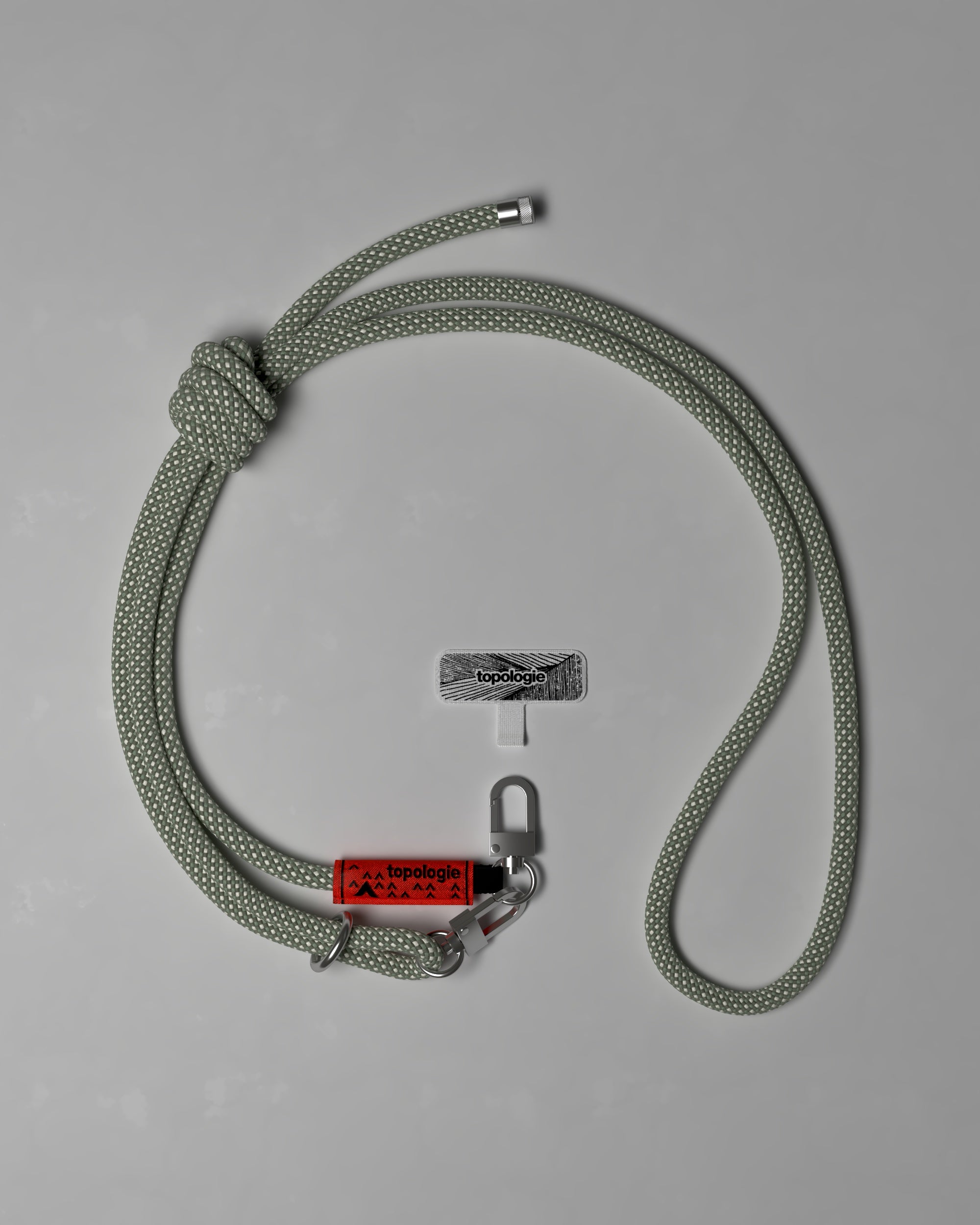 Phone Strap Adapter / 8.0mm Rope / Sage Lattice