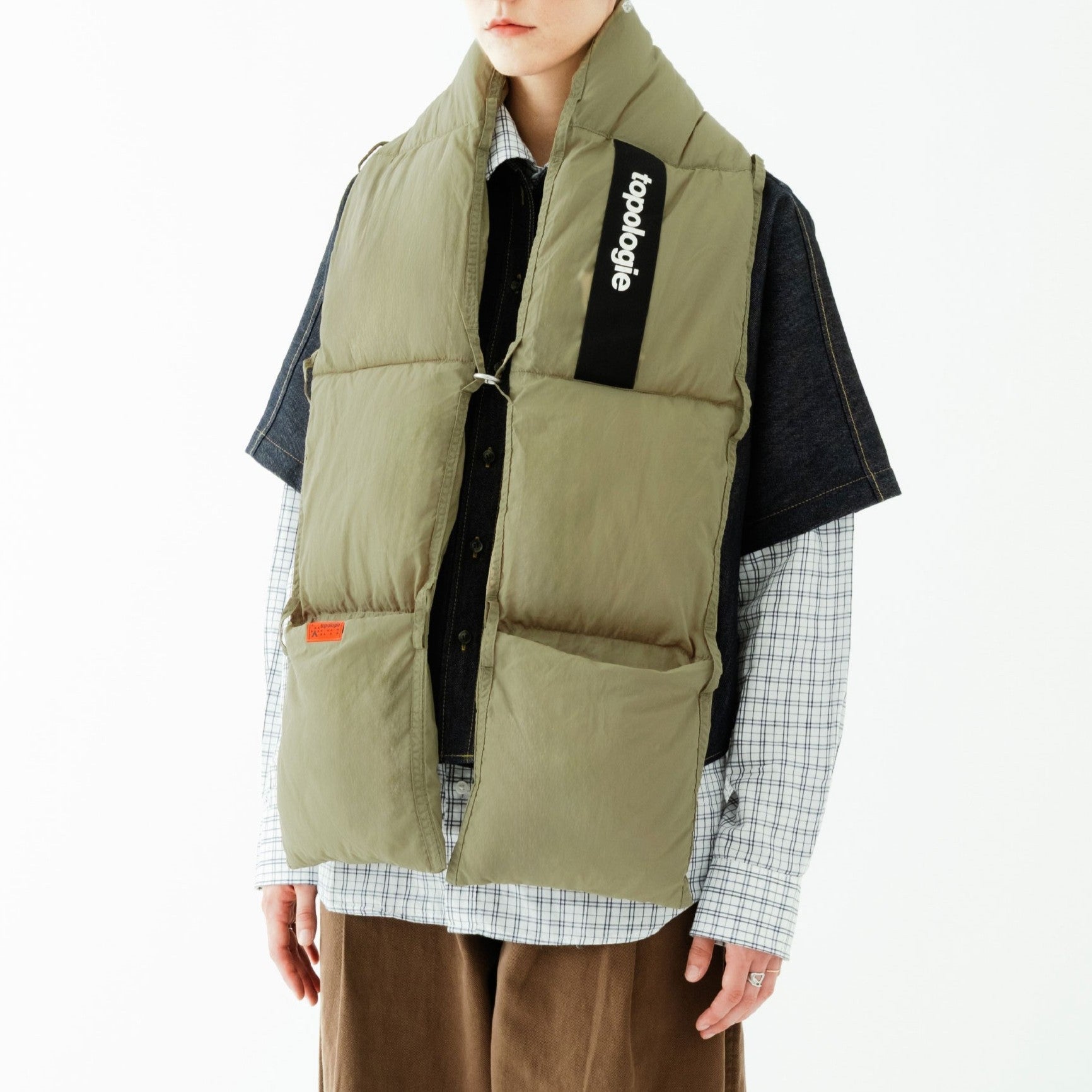 topologie マフラー Puffer Scarf モスグリーン Puffer Scarf – Topologie